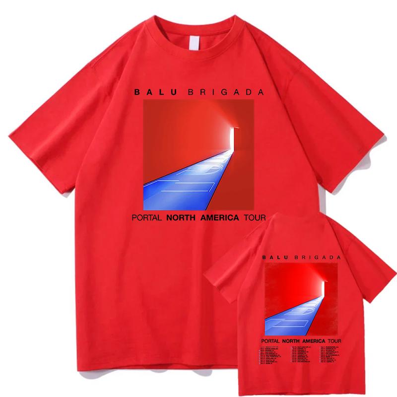 

Balu Brigada Portal Tshirts Unisex Pure Cotton Graphic Tshirts Hip Hop Unisexs Treetwear Cotton Tees Summer Male Aesthetic Tops S