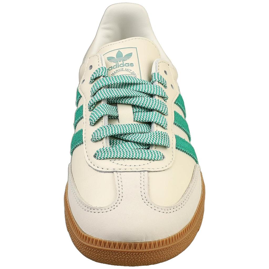 Adidas Originals SAMBA OG W Leather Sneakers Size Off for Men and Women JI3906, White/Green, 23.0cm - White/Green (JI3906)
