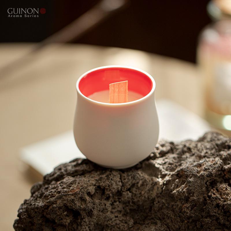 High-Grade Colored Ceramic Candle Cup - Simplistic DIY Aroma Soy Wax Container