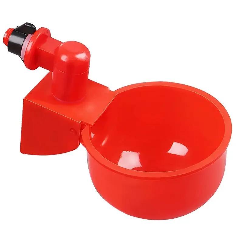 

Чашка для питья для кур, автоматическая поилка, кормушка для кур, пластиковая поилка для птицы, поилка для питьевой воды для цыплят, утки, гуся, перепела 1pcs