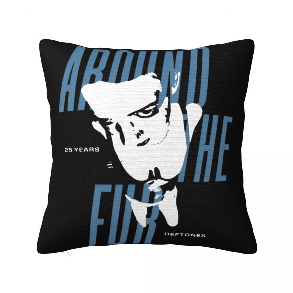 Deftones White Pony Album Square Pillow Cases Band Cushion Cover Decorative Pillowcase For Home 45*45Cm