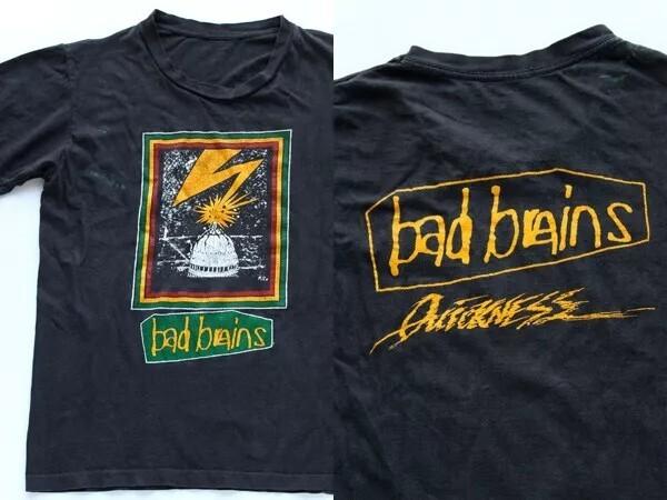 80s Bad Brains Band Graphic Unisex Black 2 Side T shirt Reprint S-5XL Unisex T-Shirt XL