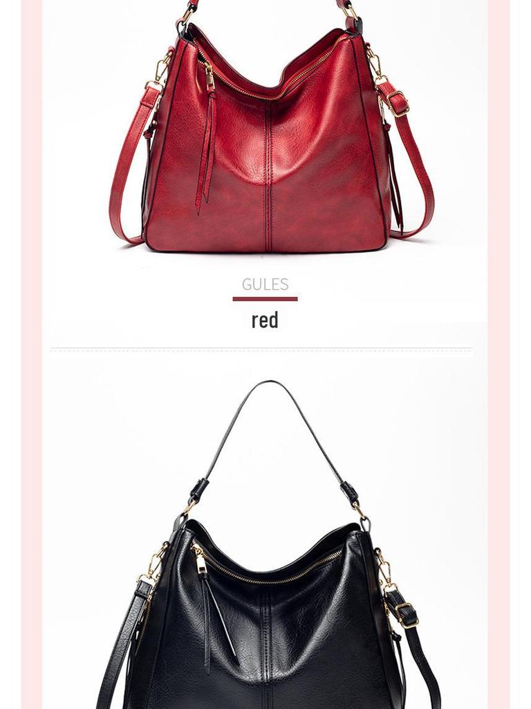 Shiling Damska Modna Torebka PU - Europejski i Amerykański Styl Torba Crossbody Tote na Ramię