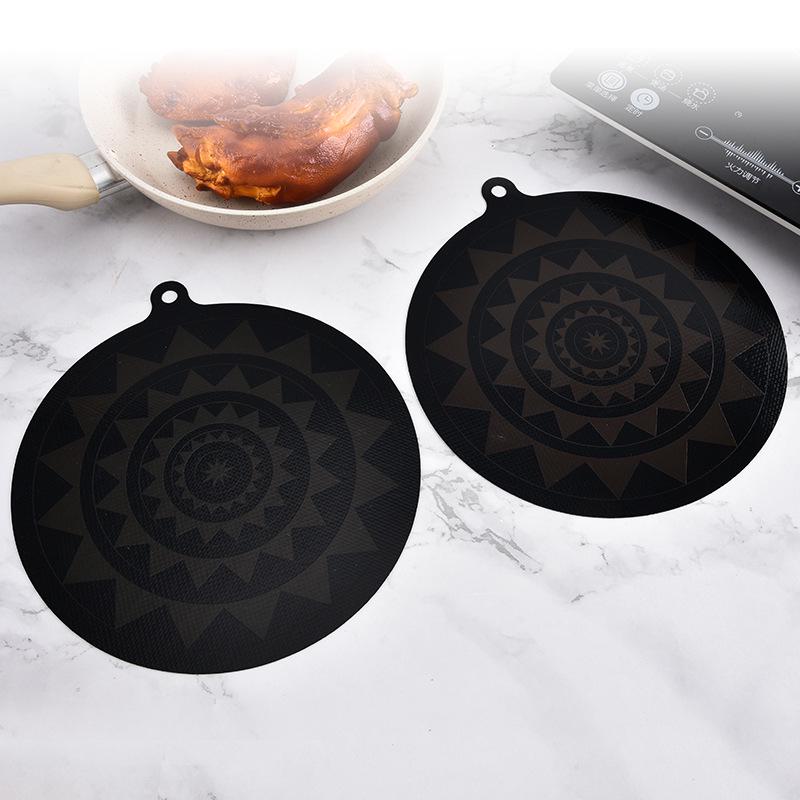 Color-Changing, Oil-Proof, Non-Slip, Heat-Resistant Induction Cooker Protective Mat