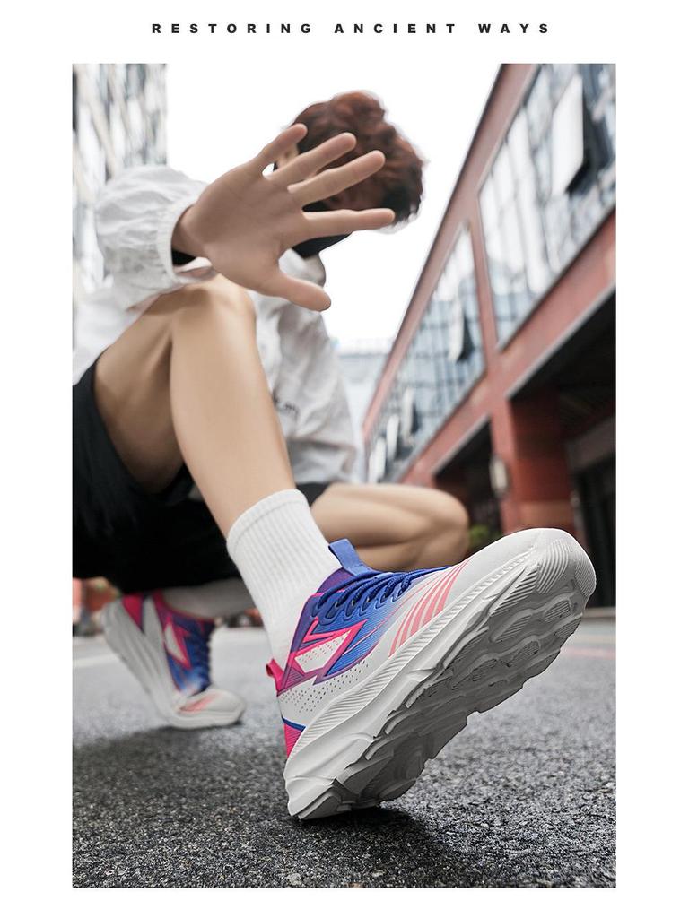 Unisex Plus Size Lightweight Mesh Sneakers - Breathable, Shock-Absorbing, Soft Sole Running Shoes (Sizes 45-46)