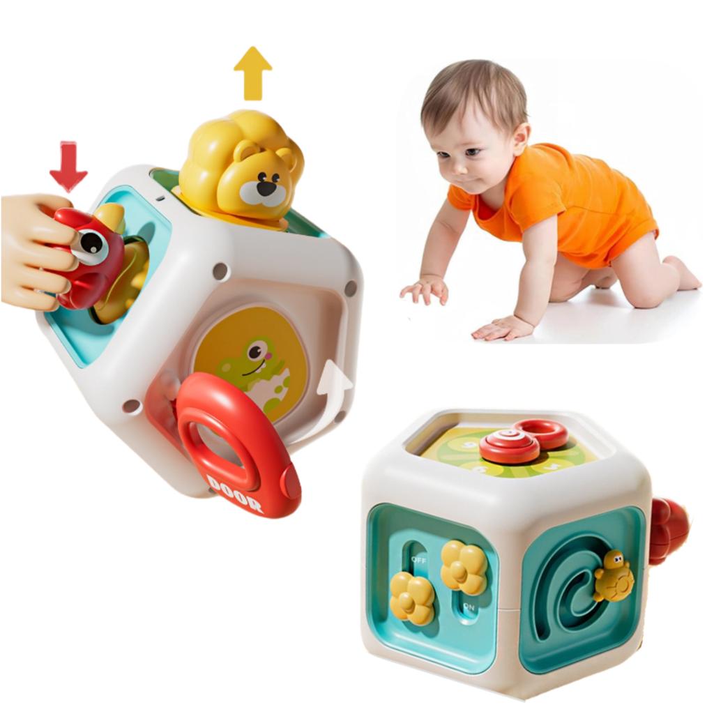 Sensory Activity Ball Early Educational Toy Learning Fine Motor Skills Toy Travel Toy Gifts Baby Busy Board Cube Montessori Toys
