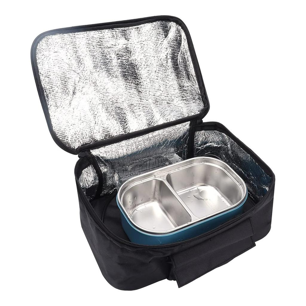 Portable Mini Car Microwave Oven, 12V Electric Oven with Fast Heating, Perfect for Picnics, Travel, Camping, and Cooking (Black)