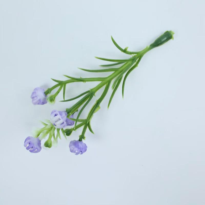 Small Fresh Simulation Starry Fork Handmade Diy Hairpin Flower Garland Headdress Decorative Accessories Artificial Plastic Flower Strings