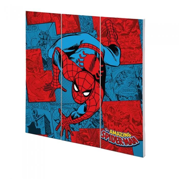 Spider-Man Character Wood Print
