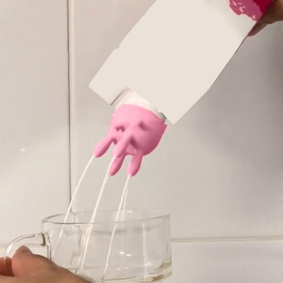 

Доїльний апарат із 4 силіконовими чашками Молочний кіготь Молочні тварини Корови Бізони Велика рогата худоба Кози Вівці Вакуумний насос Автоматизований молочний апарат рожевий