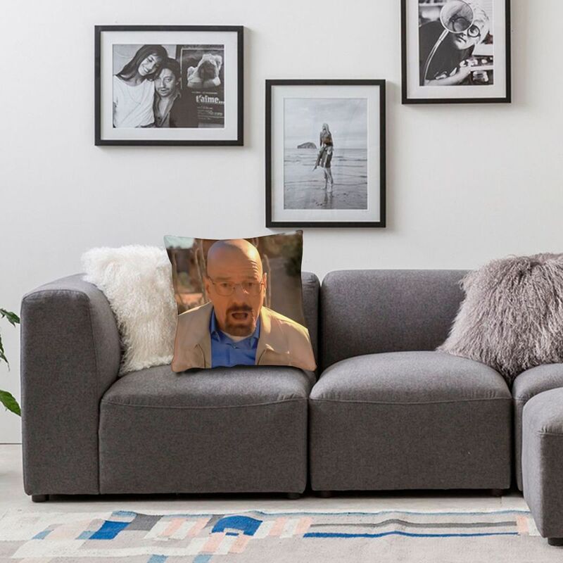 Breaking Bad Walter White Meme Cushion Cover Sofa Home Decorative Square Throw Pillow Cover 45X45Cm