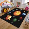 3D Pattern space universe  vector and many planets in galaxy-Popular Cushion In Europe  America Fashionable Carpet