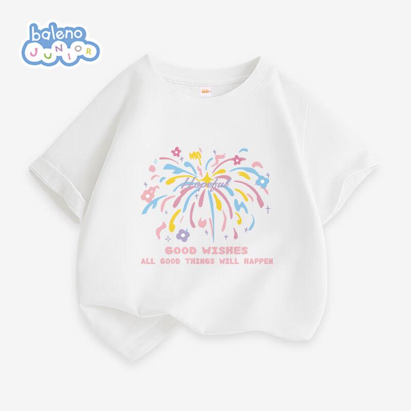 T-shirt a maniche corte con stampa di cartoni animati in cotone da bambina Baleno