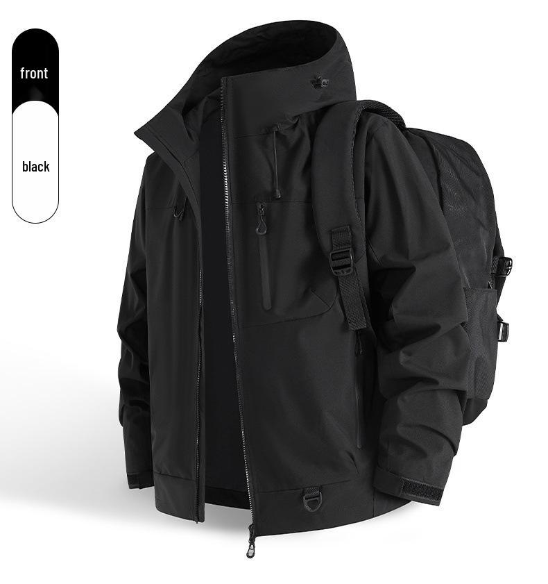 2025 Men's High-End Hooded Windproof Winter Mountaineering Jacket