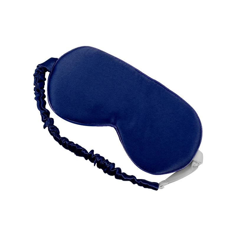 

Silk eye mask sleep silk relieve eye fatigue women s eye shading mulberry silk eye mask Темно-синій
