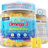 NEVISS Vegan Algae Omega 3 Plant-based Vitamin D3 K2 Seaweed Calcium Chewable Jelly 120 Tablets