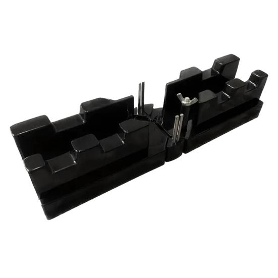 Instrument de Măsurare și Tăiere Mitră 2-în-1 Echer Unghiular de Înaltă Precizie Design Compact Unghi de Tăiere Reglabil pentru Ferăstrău Mitră