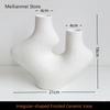 Lrregular-shaped Frosted Ceramic Vase, Artistic Decorative Soft Furnishing Ornaments for Living Room TV Cabinet Home Decor Vases