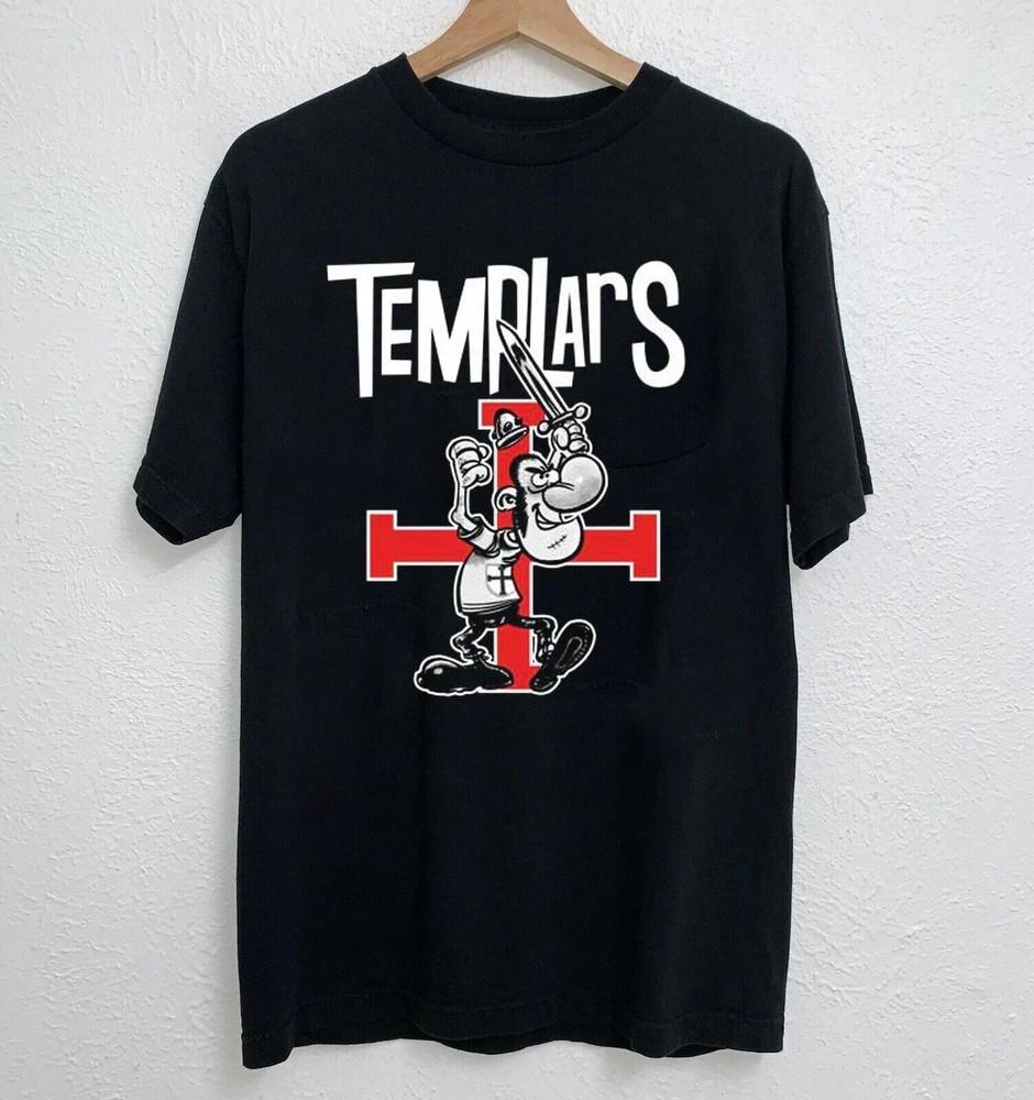The Templars Band Reprint T-Shirt Punk Oi! Style Black Unisex S-4XL Unisex T-Shirt XXXL