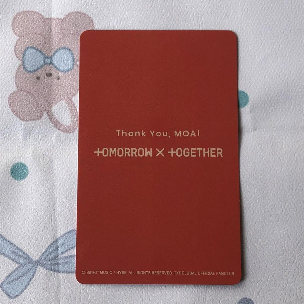 [USED] TXT Yeonjun Limited FC Bonus MOAZONE Trading Card