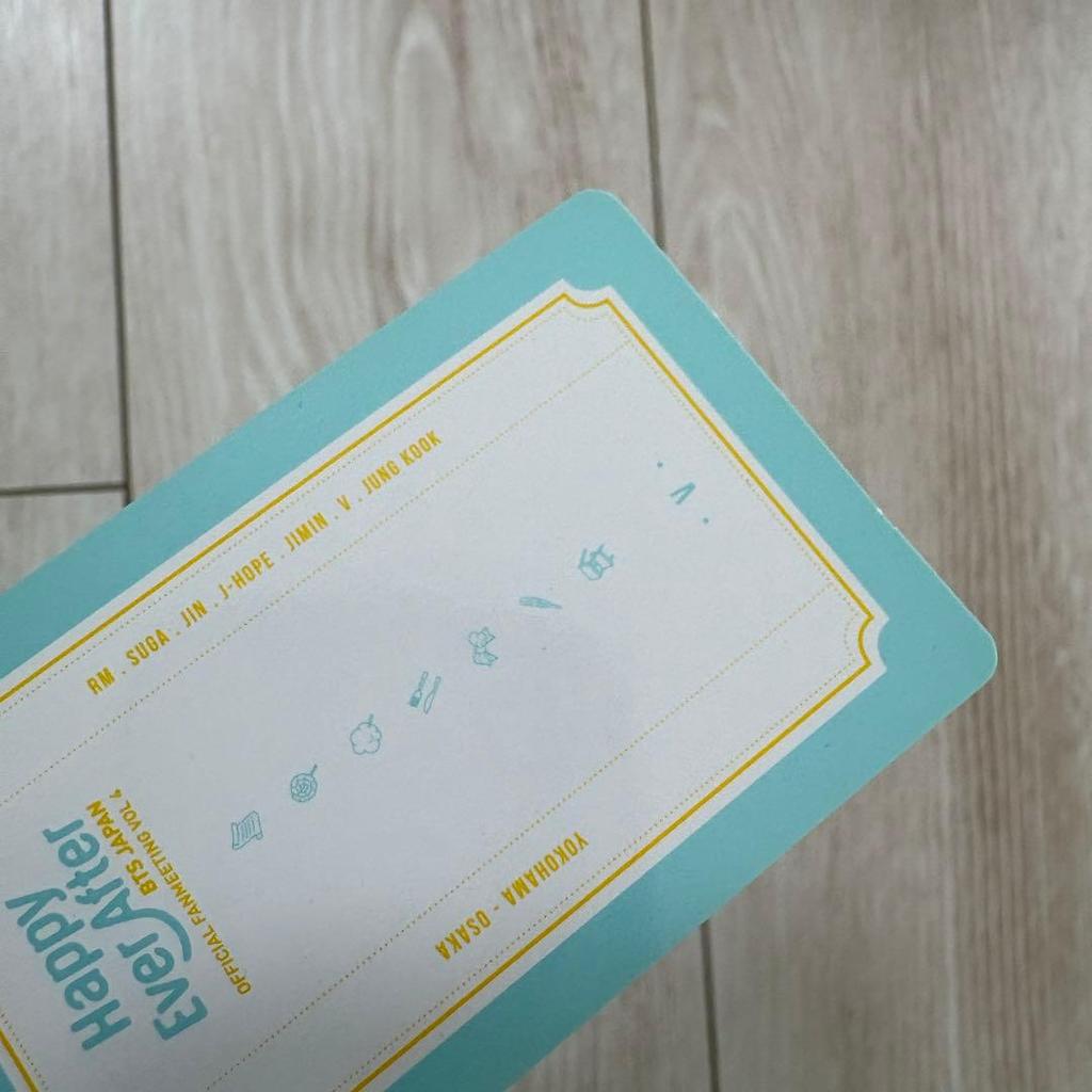 [USED] ra-68BTS Bangtan Boys HEA Happy Ever DVD Photocard V