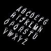 Silver/Gold 26Pcs Alphabet A-Z Pendents Letters Diy Jewelry Findings Charms