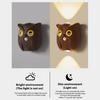 Owl Wall Lamp Rechargeable Motion Sensor Light with Dual-Glow Up And Down Soft Lighting Magnetic No-Drill