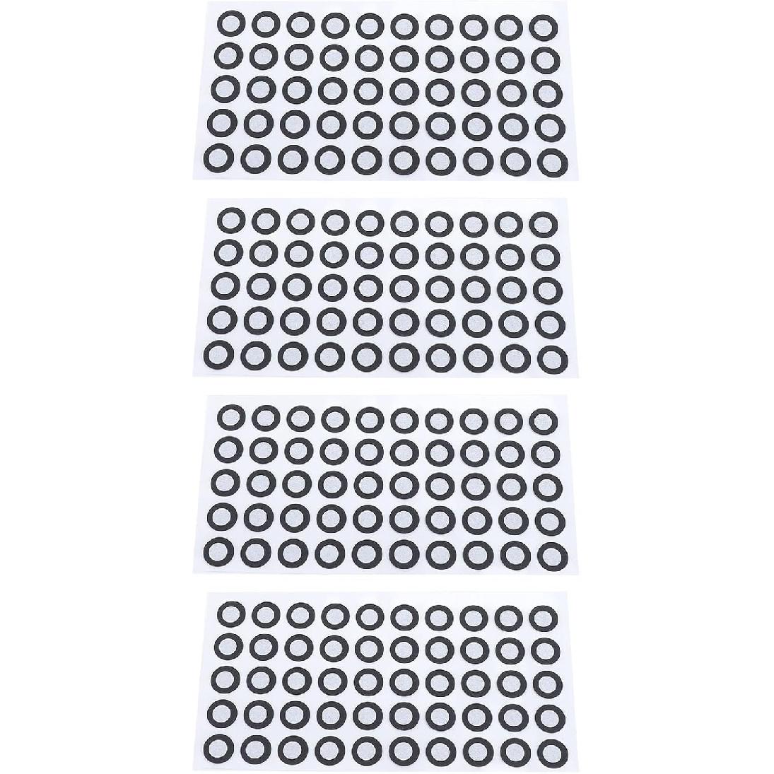 500Pcs 3D Scanning Markers for 3D Scanner, Accurate Tracking Dots, Reference Point Markers, 6mm ID 10mm OD Reference Point Diffuse Reflection