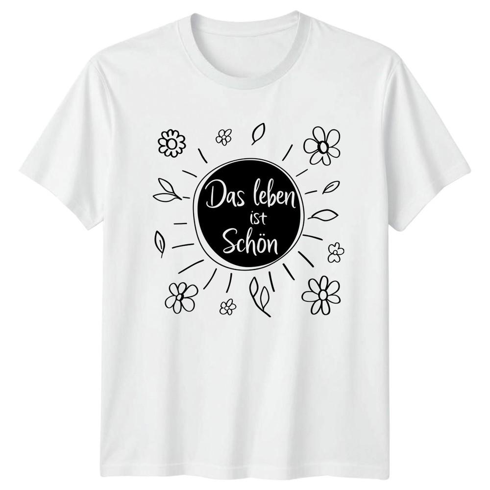 Das Leben Ist Schn TShirt GerUnisex Sayings Birthday Gift For Him And Her S