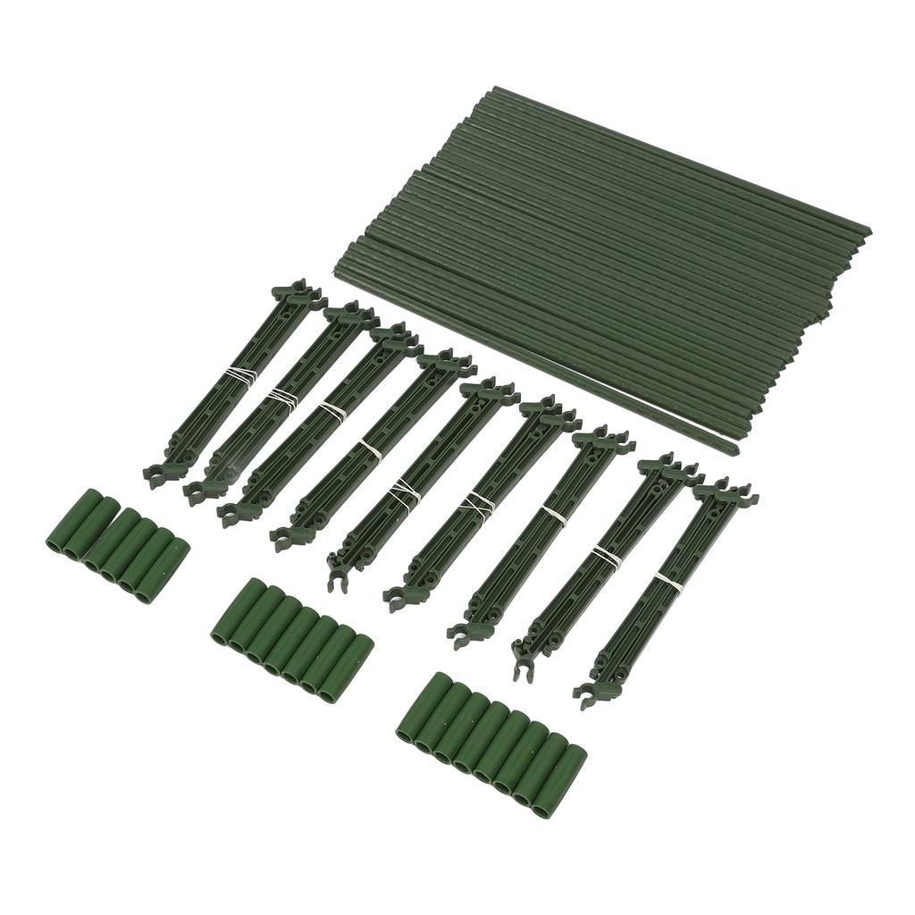 3 Buc. Cușcă Tomate Triunghiulară Heavy Duty Araci Plante Tomate Cuști Suport Spalier pentru Grădină și