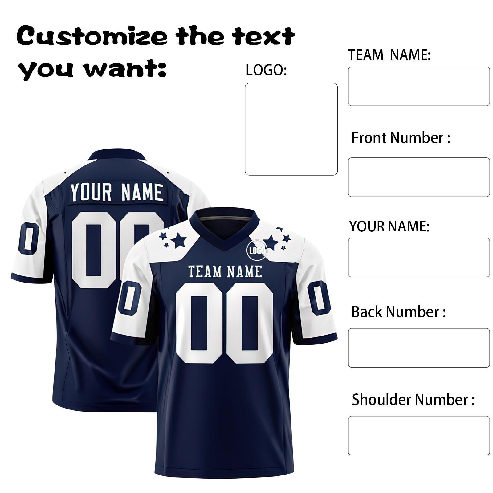 

Индивидуальные футбольные майки с персонализированным напечатанным названием и номером команды, спортивная форма для мужчин, женщин, молодежи S тёмно-синий