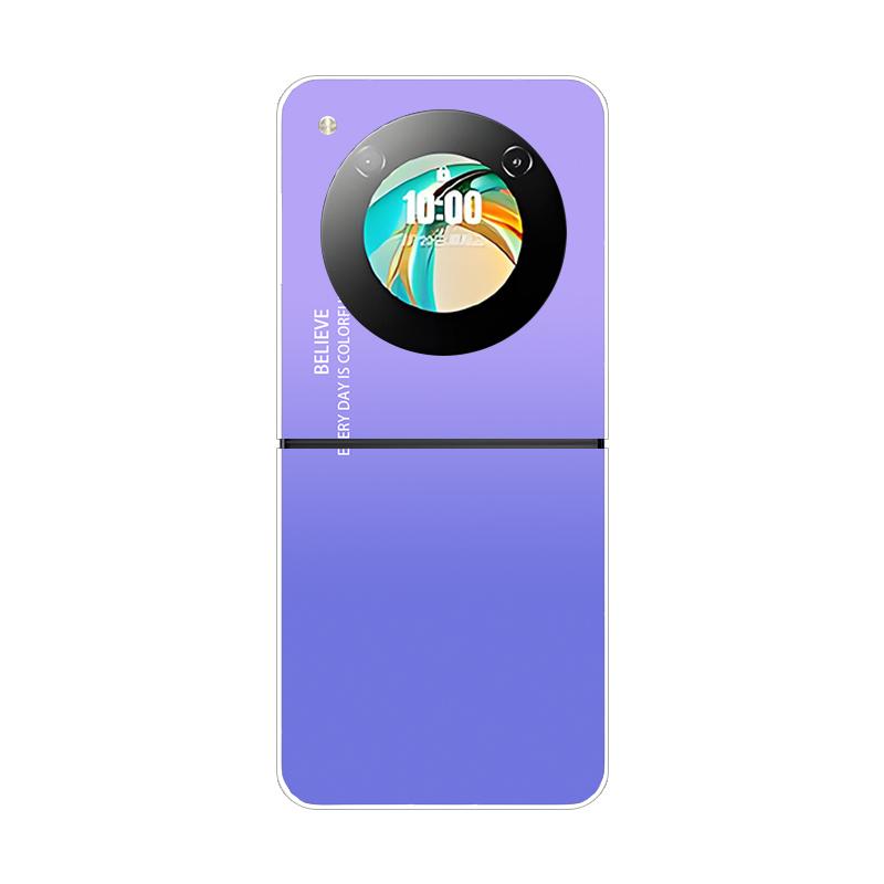 

Для ZTE Libero Flip 5G Чохол Фантазійний Градієнтний Корпус Телефону Для ZTE Nubia Flip NX724J Жорсткий Полікарбонатний Ударостійкий Задній Чохол Nubia Flip2 For nubia Flip 2