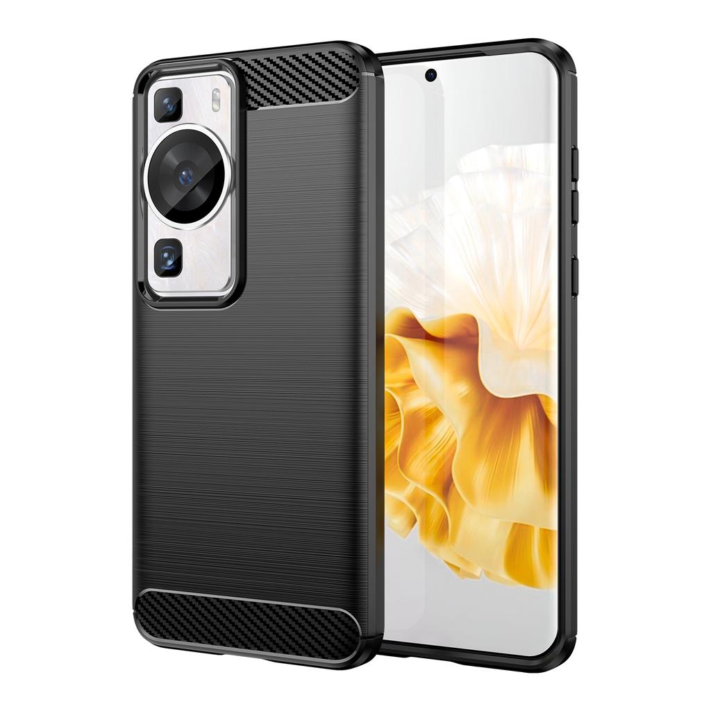 Stoßfeste Handyhülle für Huawei P60 Pro P60pro Luxus Silikon Rückseite für p60 Weiche Kohlefaserhüllen Coque Fundas