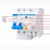 Miniature 2-Pole 20A Leakage Circuit Breaker