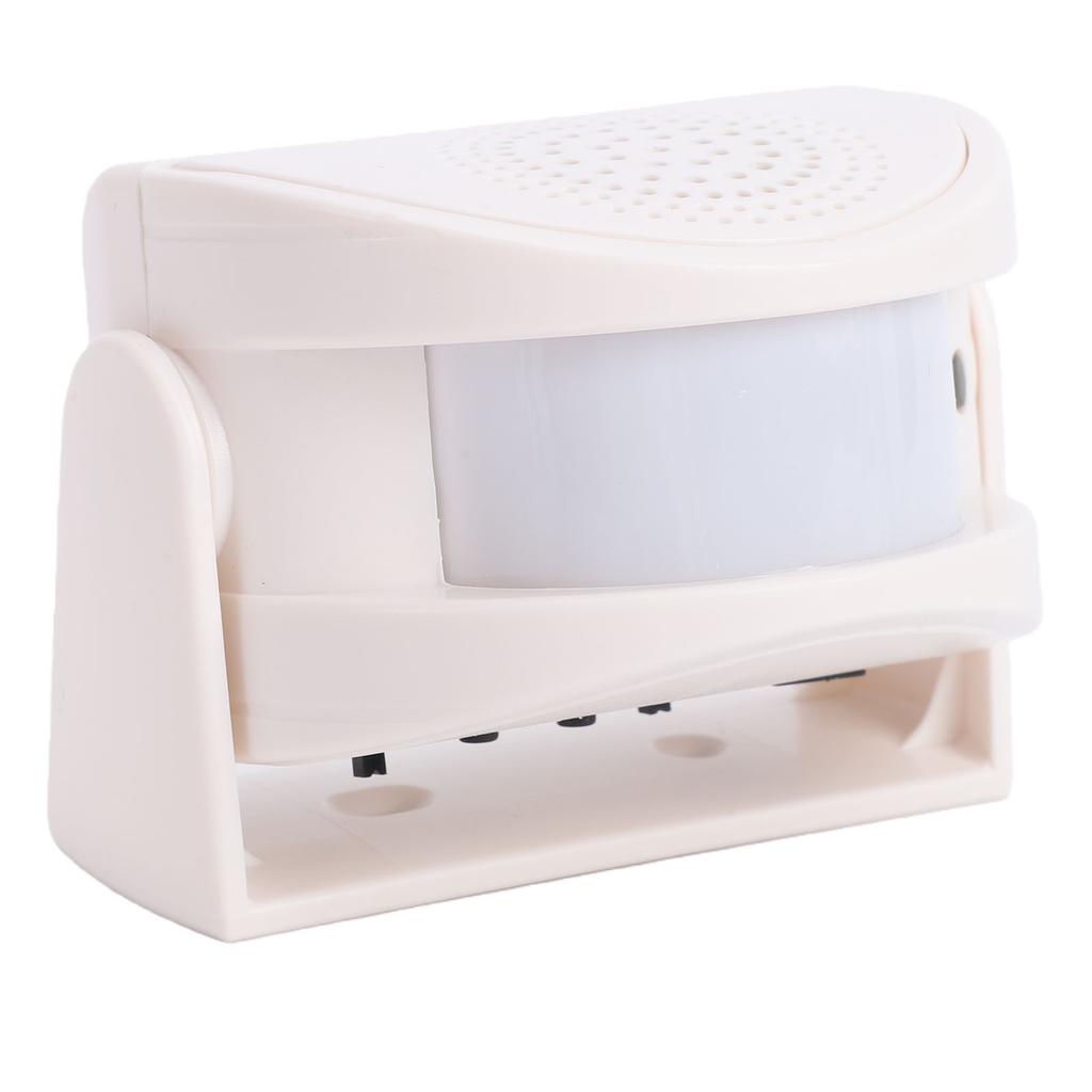 Wireless Infrared Doorbell Wireless Motion Sensor Doorbell Alarm with 32 Ringtones Red Flashing Light 4 Volume Levels