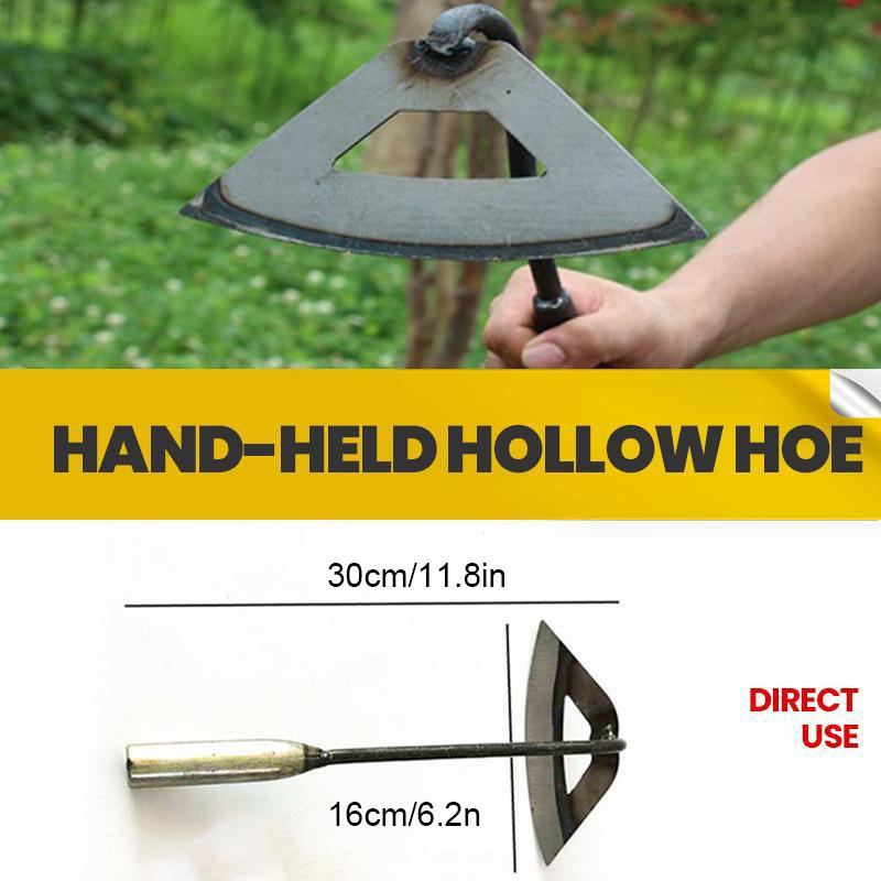 New All-Steel Hardened Hollow Hoe Multifunctional Weeding Shovel Practical Durable Garden Hand Tools