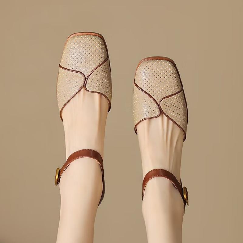 

Женские туфли-лодочки Модные с мелким вырезом Квадратные каблуки Весна Лето Новые Корейские Толстые каблуки Высокие Квадратный носок 34 абрикосовый