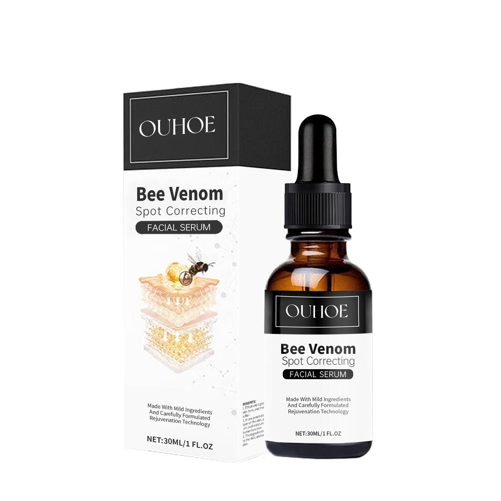 

OUHOE Bee Venom Dark Spot Repair Essence Lightens Dark Spots, Enhances Skin Radiance and Brightness, Skin Care 30ml