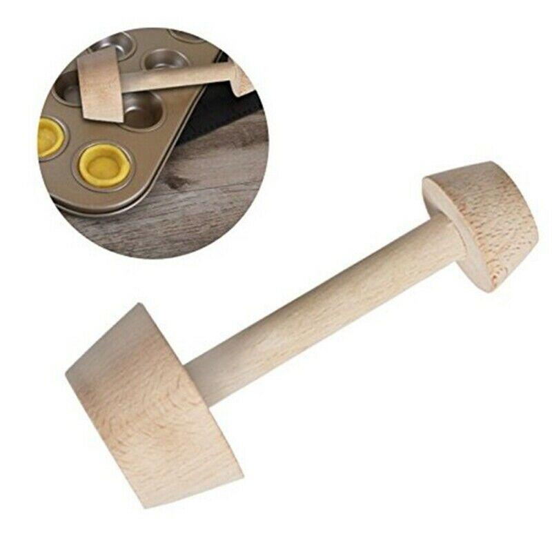 Side Baking Supplies Kitchen Pastry Pusher Wooden Cake Tools Egg Tart Tamper
