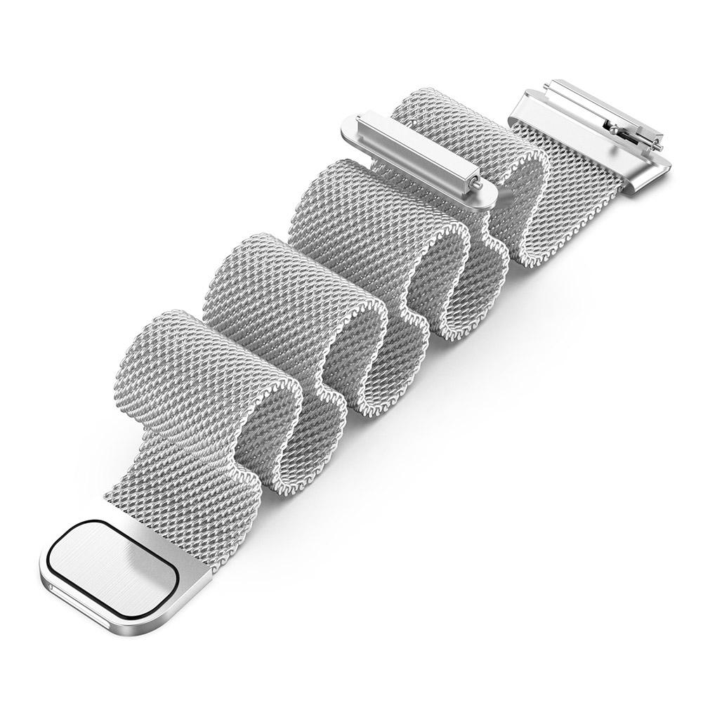 21cm Watch Strap Stainless Steel Magnetic Mesh Milanaise Loop Band Compatible For Huawei Band 7