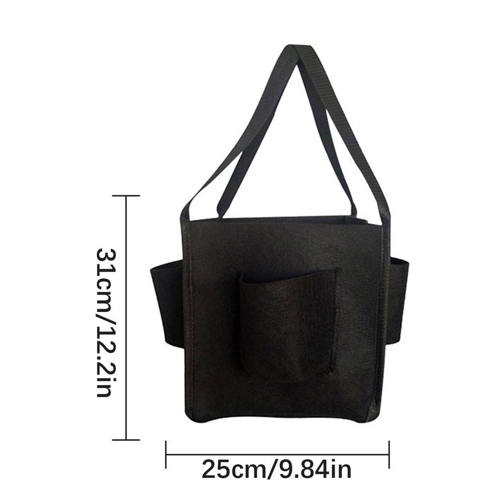 Strawberry Grow Bag With 4 Side Growth Pockets Heavy Duty Non-Woven Felt Hanging Floor Cultivation Grow Bag For Plants