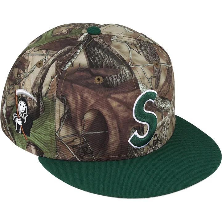 Supreme Reaper S Logo New Era Tree Camo 7 1/8