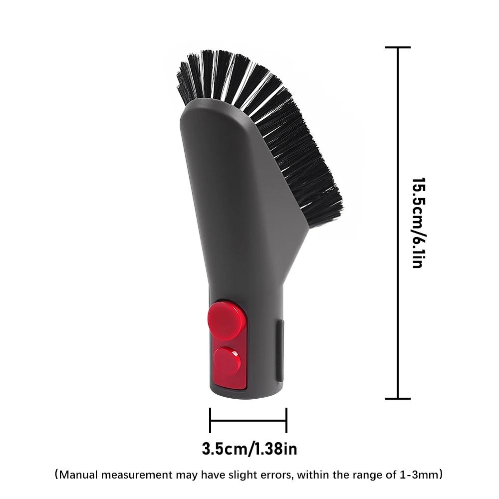 Dust Removal Soft Bristle Suction Head For Dyson V7 V8 V10 V11 V12 V15 Vacuum Cleaner Clean Stains Vacuuming Tools Attachment