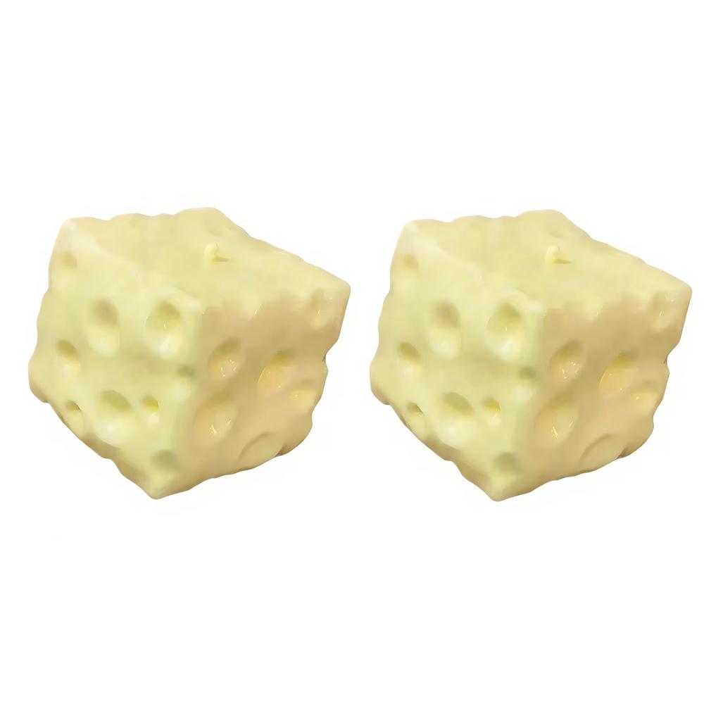 Jumbo Cheese Cube Stress Ball Big Cheese Shapeable Squeeze Ball Non-Bounce Fidget Toy Asmr Sensory Anti-Stress Christmas Gifts