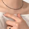 warmrecord Silver925 Dawn light choker Necklace_N048