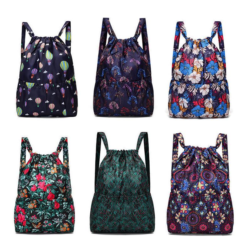 Nylon-Bündel-Taschen-Rucksack, Outdoor-Sporttasche, große Kapazität, leichter Reiserucksack