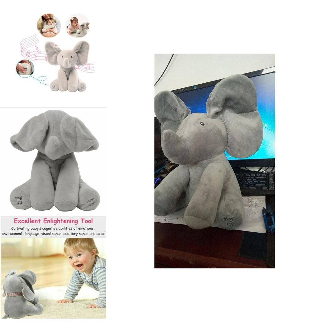 Animierter sprechender Guck-Guck und singender Elefant Baby Kinder Bildungsgeschenke
