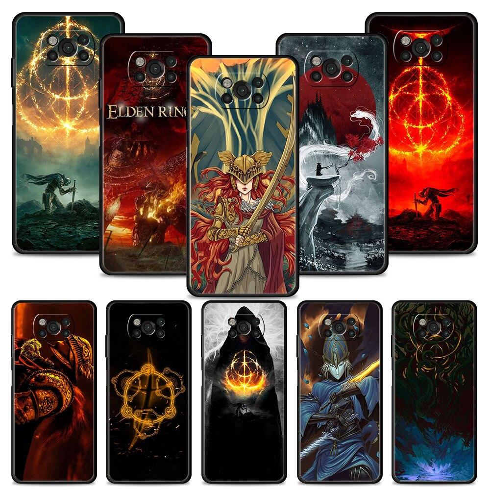 

Силиконовый чехол для Xiaomi Poco X3 X4 NFC M3 M4 Pro 5G Mi 11 lite 11T 9T 10T 11E, чехол для телефона, популярная игра Elden Ring celulare Funda