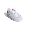 Adidas Originals Slip Resistant Low top Toddler Shoes White Red Infant And Toddler FW0825