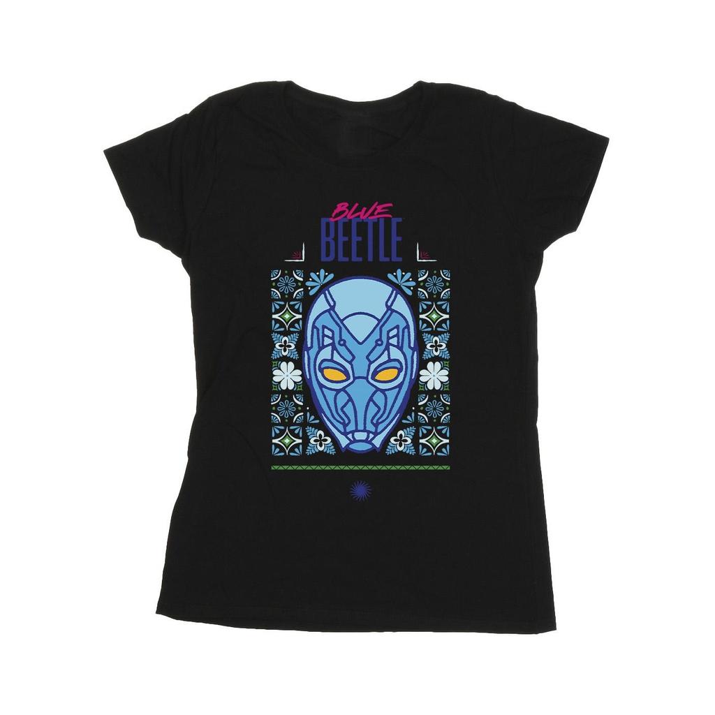 Blue Beetle Womens/Ladies Helmet Cotton T-Shirt